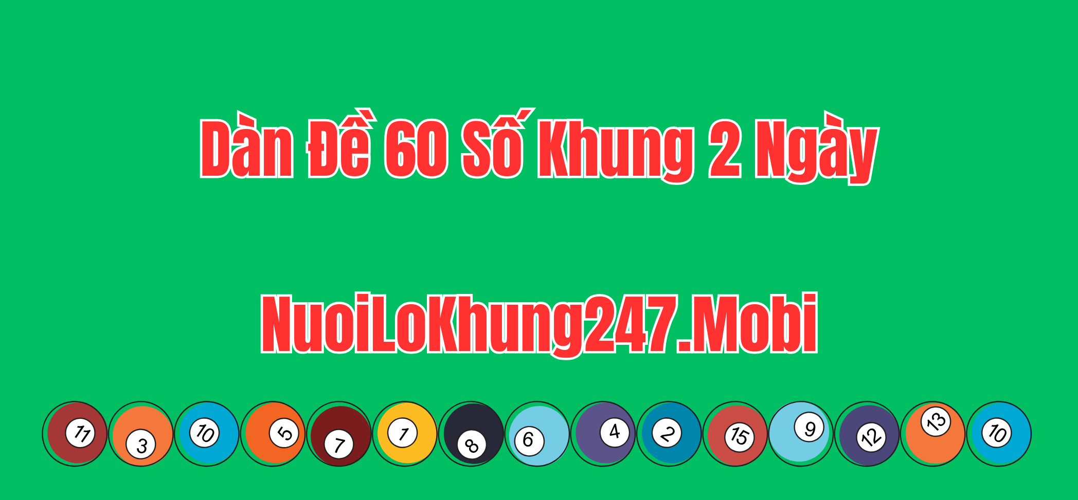 Dàn đề 60 số khung 2 ngày bất bại miễn phí